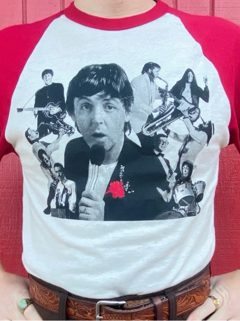 Vintage Style Raglan Paul McCartney Tee